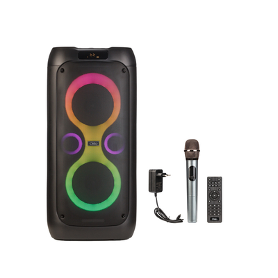 Product Φορητό ηχείο Bluetooth Osio Obt-8050 Με Usb, Tf, Tws, Aux, Led, Rc, Fm, Τηλεχειριστήριο, Ασύρματο Μικρόφωνο, Είσοδος Για Μικρόφωνο Και Κιθάρα  100w base image