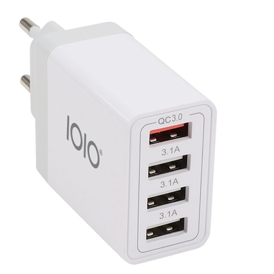 Product Φορτιστής Πρίζας Olympia UL4 (41215) με USB-A (QC3.0) και 3 USB-A (3.1A), 33W base image
