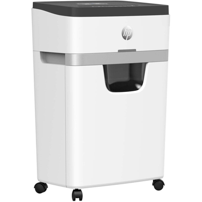 Product Καταστροφέας εγγράφων HP OneShred 12MC 2806 με συνδετήρες και καρτών Micro Cross Cut P5 12 x A4 25L base image