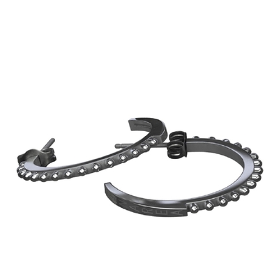 Product Γυναικεία Σκουλαρίκια Panarea Os25Ox (2 cm) από Ασήμι Silver base image