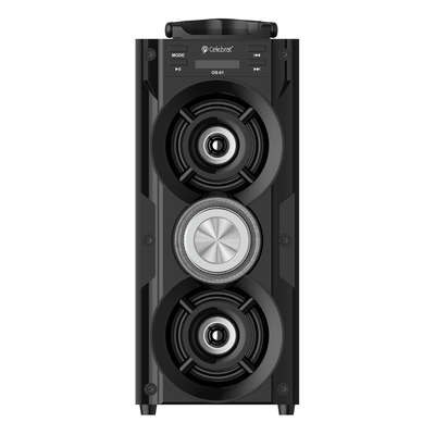 Product Karaoke Celebrat OS-01, 10W, 1200mAh, Bluetooth, FM, LED, μαύρο base image