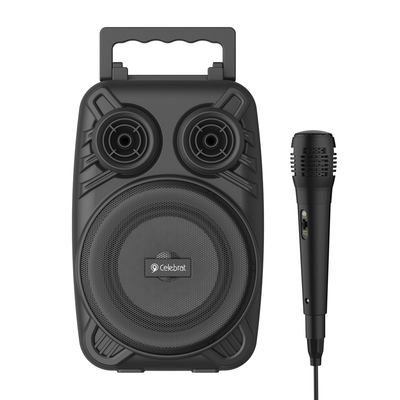 Product Karaoke Celebrat OS-07 με μικρόφωνο, 5W, 1200mAh, Bluetooth, μαύρο base image