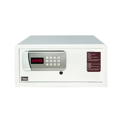 Product Χρηματοκιβώτιο Osio OSB-2043WH με ηλεκτρονική κλειδαριά Λευκό 43 x 38 x 20 cm base image