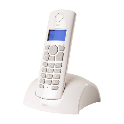 Product Ασύρματο Τηλέφωνο Osio OSD-8610GW Λευκό (Ελληνικό Μενού) με ανοιχτή ακρόαση base image