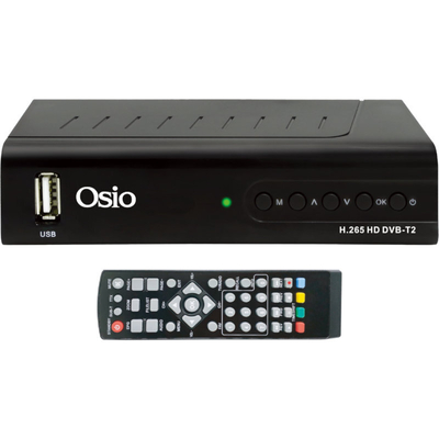 Product Ψηφιακός Δέκτης Osio OST-3540D DVB-T/T2 Full HD H.265 MPEG-4 με USB base image