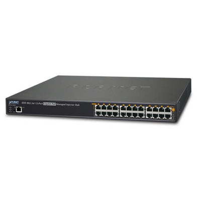 Product Network Switch Planet HPOE-1200G Managed Gigabit (10/100/1000) Black 1U base image