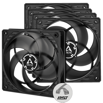 Product Case Fan 12cm Arctic F12 PWM PST with PWM control and PST cable - Pack of 5pcs base image