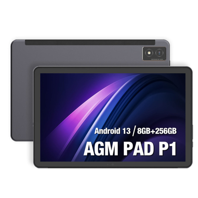 Product Τablet AGM PAD P1 10.36? αδιάβροχο IP68/IP69K με SD, 2 Nano SIM, 4G, 2K, GPS, Android 13 με θήκη, Γκρι base image