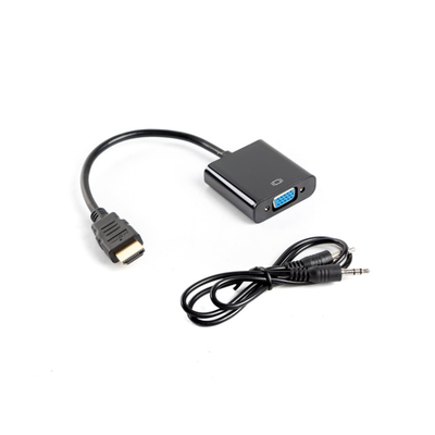 Product Αντάπτορας HDMI Lanberg AD-0017-BK 0.2 m to VGA Black base image