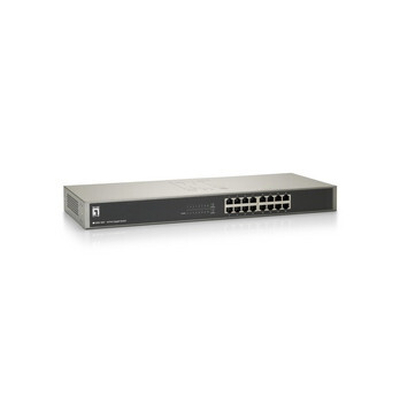 Product Network Switch Level One GSW-1657 16 Port Gigabit Ethernet base image