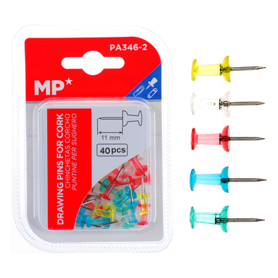 Product Χρωματιστές Πινέζες Mp Για Πίνακα Pa346-2 11mm 40τμχ base image