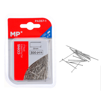 Product Μεταλλικές Καρφίτσες Mp Pa357-1 2.8cm 300τμχ base image