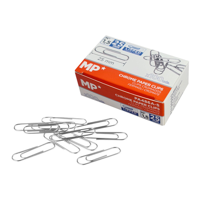 Product Μεταλλικοί Συνδετήρες Mp Pa486a-S 25mm 100τμχ Ασημί base image