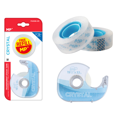 Product Βάση Και Mp 2x Κολλητικές Ταινίες Crystal Pa506-05 19mm 33m Διάφανη base image