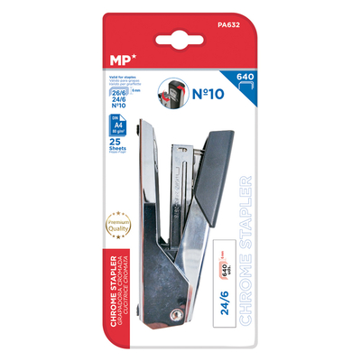 Product Μεταλλικό Συρραπτικό Mp Με Ανταλλακτικά Pa632 24/6-26/6-Νο10 25 Φύλλα base image
