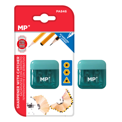 Product Ξύστρα Μολυβιών Mp Με Κάδο Pa846 Πράσινη base image