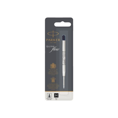 Product Ανταλλακτικό Μελάνι Parker Quinkflow Mine M black Ballpoint Pen (Blister) base image