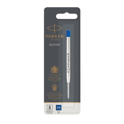 Product Ανταλλακτικό Μελάνι Parker Quinkflow Refill M blue Ballpoint Pen (Blister) base image