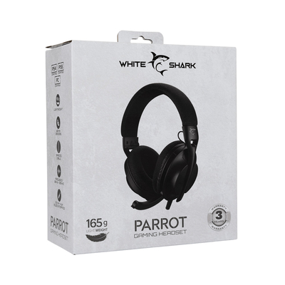 Product Gaming Headset White Shark Gh-2440 For Pc/Ps4/Ps5/Xbox/Mac Black base image