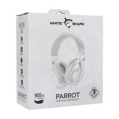 Product Gaming Headset White Shark Gh-2440 For Pc/Ps4/Ps5/Xbox/Mac White-Grey base image