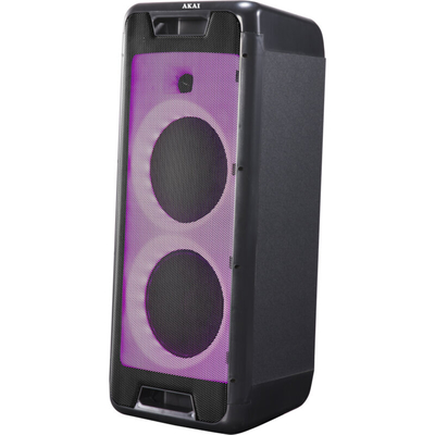 Product Karaoke Akai Party Box 800 Φορητό Bluetooth με LED, TWS για σύνδεση με δεύτερο και υποδοχή για μικρόφωνο και όργανο  60 W RMS base image
