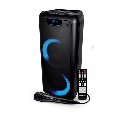 Product Karaoke Pickering 300 Watt με USB, Micro SD, AUX, Ενσύρματο Μικρόφωνο και Τηλεχειριστήριο PartyDjoon 300 base image
