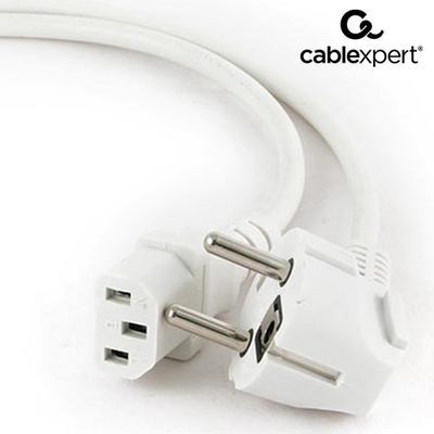 Product Καλώδιο Τροφοδοσίας Cablexpert C13 VDE APPROVED WHITE 1,8m base image