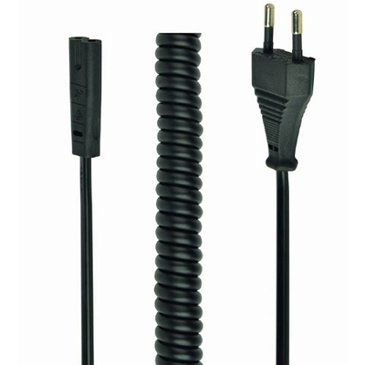 Product Καλώδιο Τροφοδοσίας Cablexpert CURLED (C1) 2x0.75SQ.MM VDE APPROVED 1,8M base image