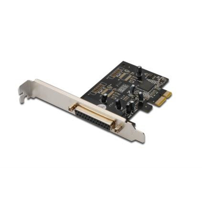 Product Controller PCIe Digitus 1x D-Sub25 Parallel Port + LowProfile Retail base image