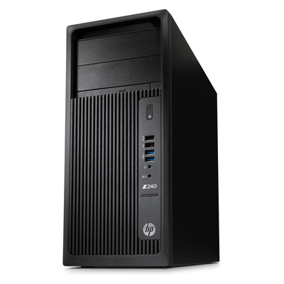 Product Refurbished PC HP Workstation Z240, E3-1225 V5, 16/250Gb M.2, DVD, REF SQR base image