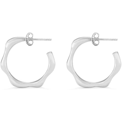 Product Γυναικεία Σκουλαρίκια Secrecy Pe103744 (3cm) από Ασήμι Grey base image