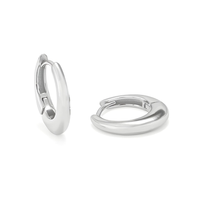 Product Γυναικεία Σκουλαρίκια Secrecy Pe103749 (2cm) από Ασήμι Grey base image