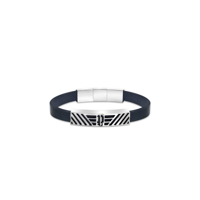 Product Ανδρικό Βραχιόλι Police Peagb2211701 (19cm) Δερμάτινο Black base image