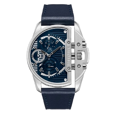 Product Ανδρικό Ρολόι Police Pewjf2203602 (48mm) Δερμάτινο Λουράκι Μπλε base image