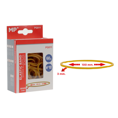 Product Λαστιχάκια Συσκευασίας Mp Pg011 Σε Κουτί No10 3x100mm 60g base image