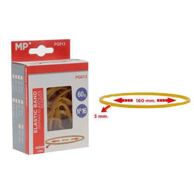Product Λαστιχάκια Συσκευασίας Mp Pg013 Σε Κουτί No16 3x160mm 60g base image