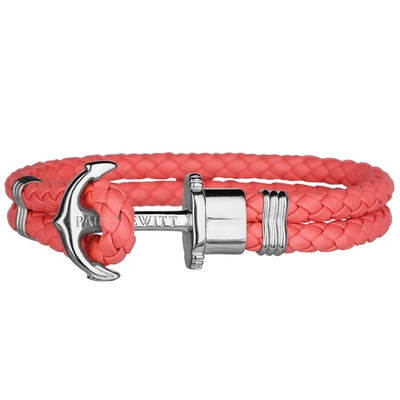 Product Βραχιόλι Unisex Paul Hewitt Ph-Ph-L-S-Cbs (15-16cm) Δερμάτινο Pink base image