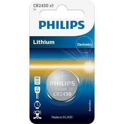 Product Μπαταρία Λιθίου Philips Κουμπί CR2430 (1τμχ) base image