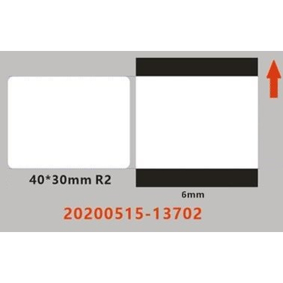 Product Αυτοκόλλητες Ετικέτες Ρολό Niimbot 40*30-230 TRANSPARENT base image