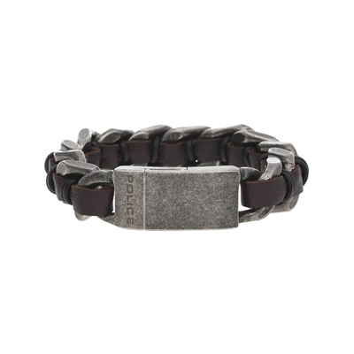 Product Ανδρικό Βραχιόλι Police Pj25599Bse02S (19cm) από Ατσάλι Brown base image