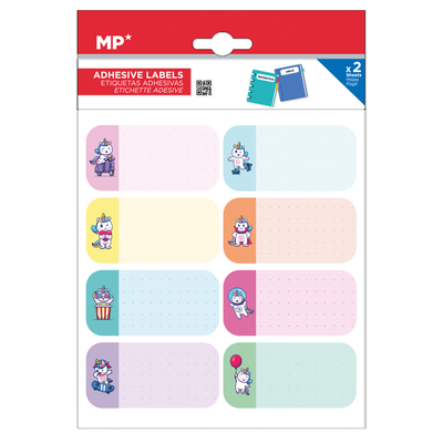 Product Αυτοκόλλητες Ετικέτες Mp Τετραδίων Pn125-72 65x32mm 8 Σχέδια 16τμχ base image
