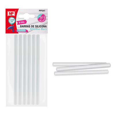 Product Μπάρες σιλικόνης MP PP041 για θερμοπίστολο, 11mm x 20cm, 6τμχ base image