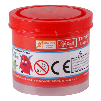 Product Τέμπερα Ζωγραφικής Mp Pp610-04 40ml Κόκκινη base image