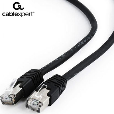 Product Καλώδιο Δικτύου Cablexpert FTP CAT6 Black SHIELDED 2M base image