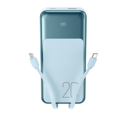 Product Powerbank XO PR249 USB-C / USB-A με Ψηφιακή Οθόνη Μπλε base image