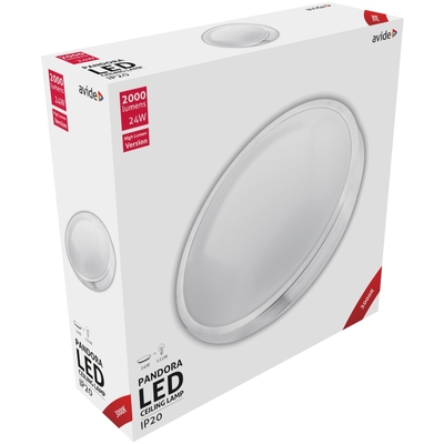 Product Πλαφονιέρα Οροφής Avide LED Μοντέρνα Pandora (Αλουμίνιο) 24W 380*110.0mm Θερμό 3000K base image