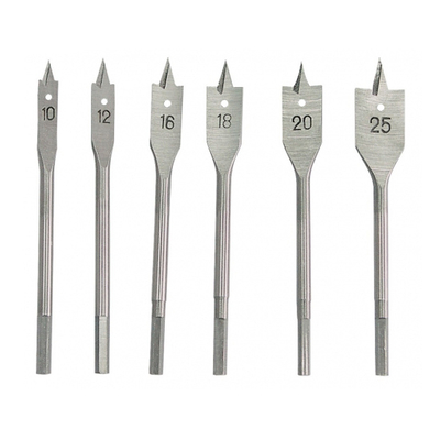 Product Mega Σετ Τρυπάνια Ξύλου Φτερού 26406, 10-25mm, 6τμχ base image