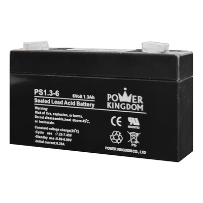 Product Μπαταρία UPS Power Kingdom μολύβδου PS1.3-6, 6V 1.3Ah base image