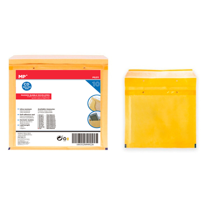 Product Σετ Φάκελοι με Φυσαλίδες MP Ps211, 180X165Mm, Καφέ, 10Τμχ base image