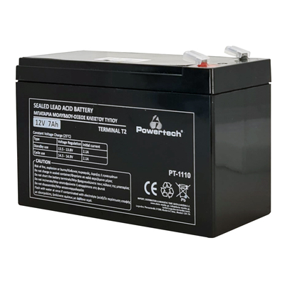 Product Μπαταρία Μολύβδου Powertech Pt-1110, 12V 7Ah, T2 base image